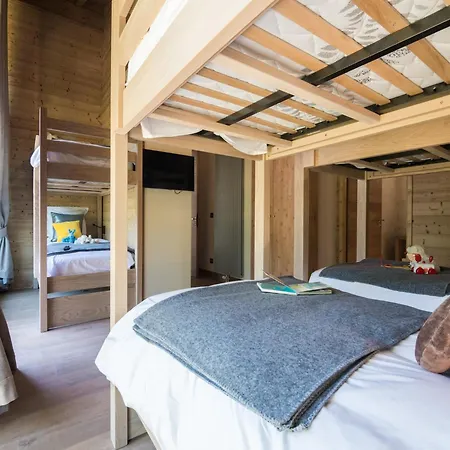 With Fireplace In Megeve Chalet