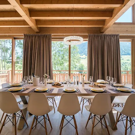 With Fireplace In Megeve Chalet *